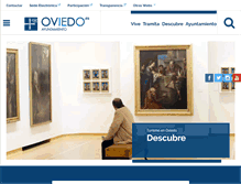 Tablet Screenshot of oviedo.es